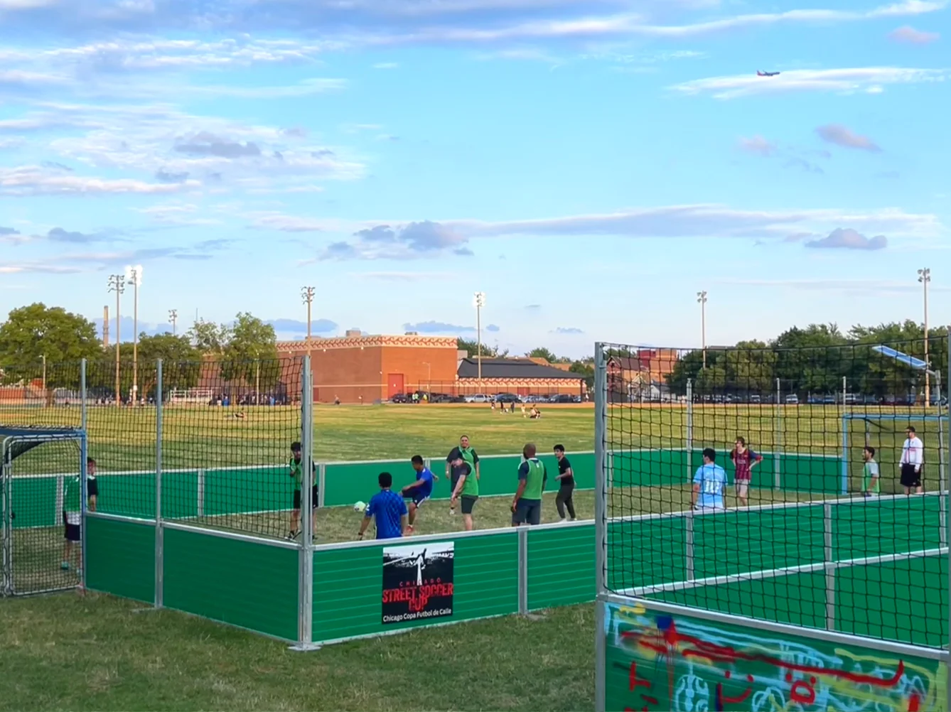 Chicago Street Soccer Tour outdoor pitches